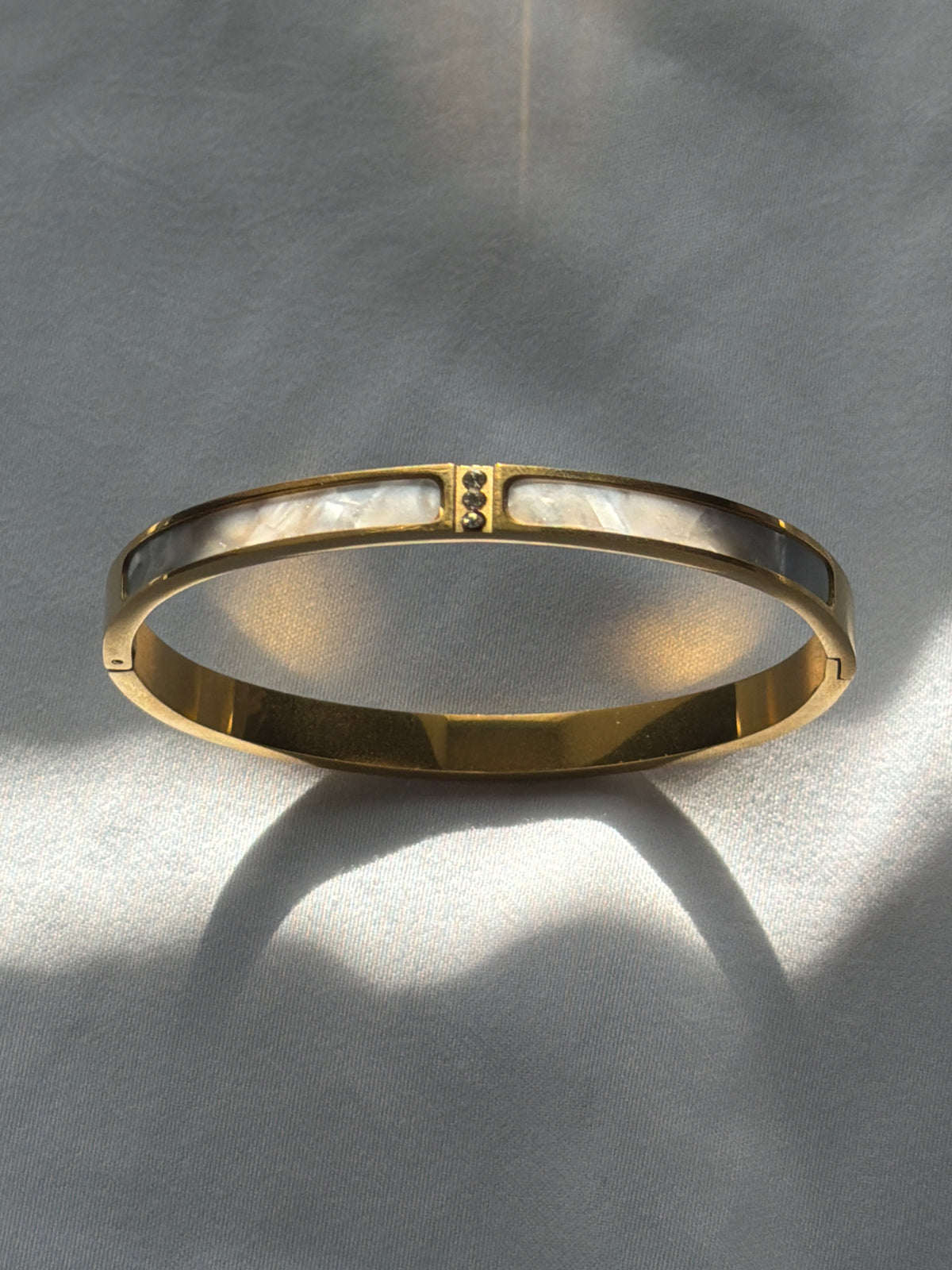 Gold Marble Bangle