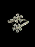 Double Flower Wrap Ring