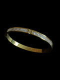 Gold Marble Bangle