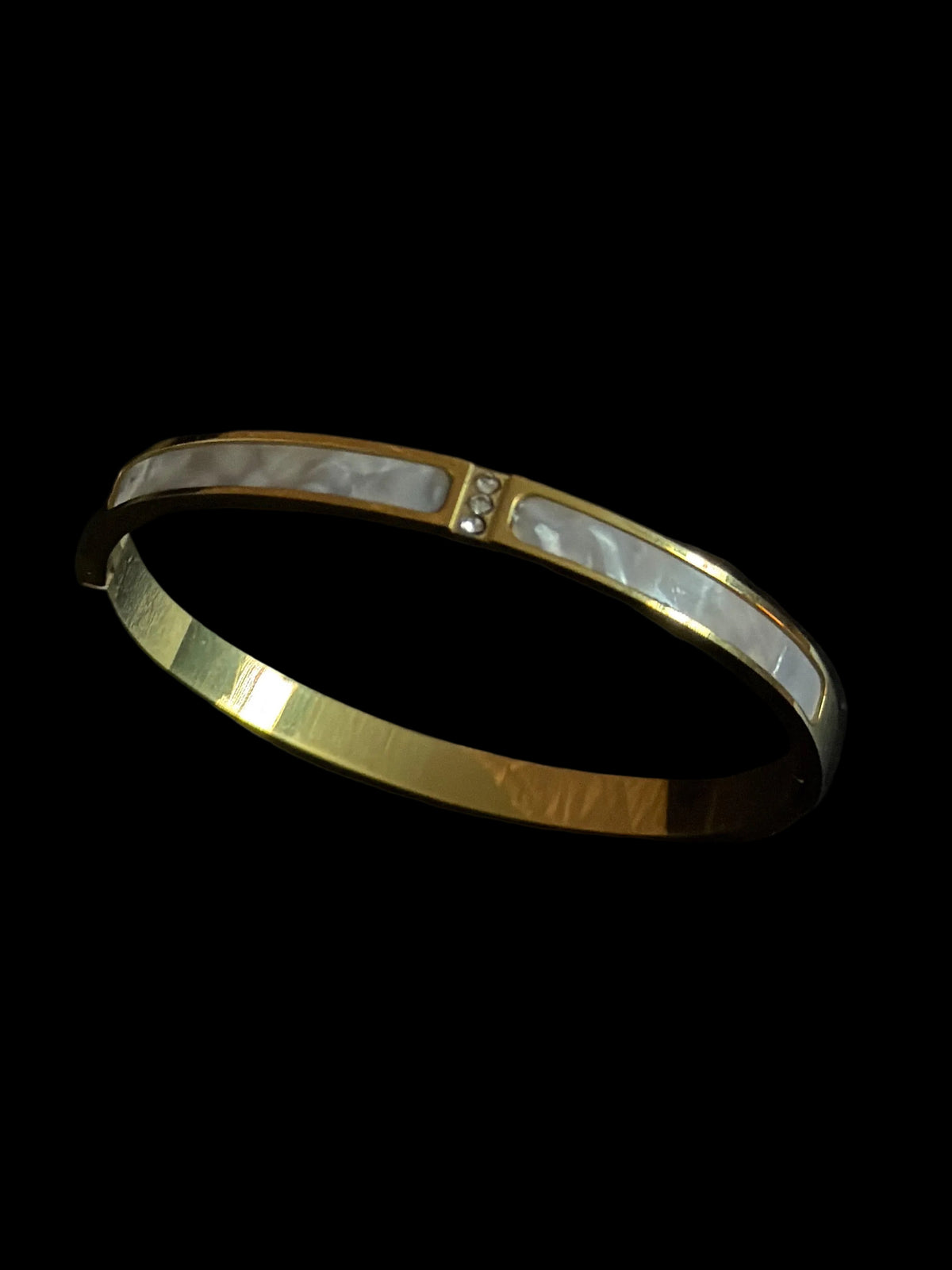 Gold Marble Bangle