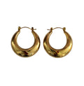Gold Chunky Hoop Earrings
