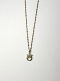 Crystal Flower Pendant Necklace